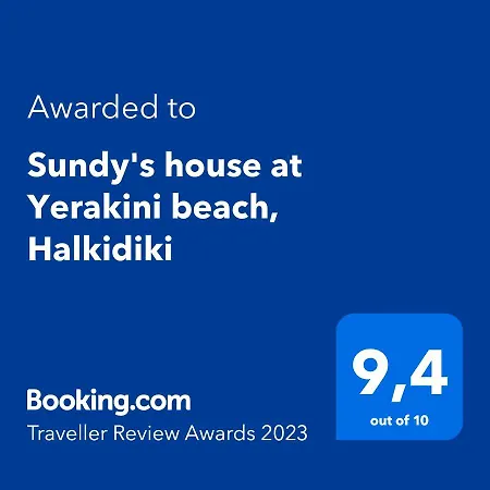 Sundy's House At Beach, Halkidiki *